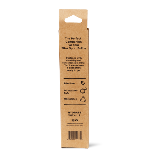 20oz Sport Straws - KJEQ